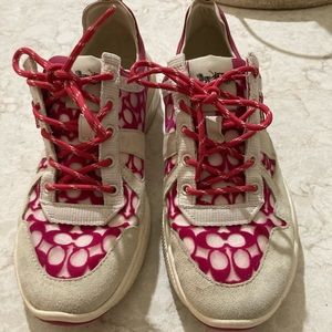 Super cute pink with white